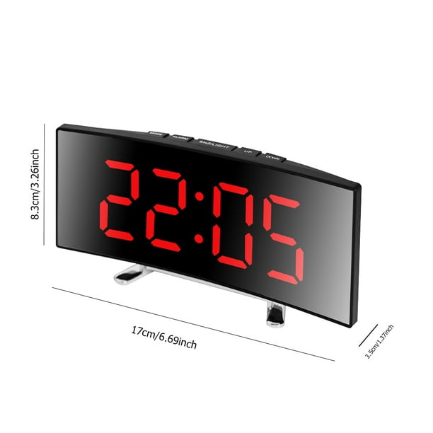 Mesita de noche creativa Reloj Despertador de escritorio Despertador  electrónico para el dormitorio Likrtyny Libre de BPA