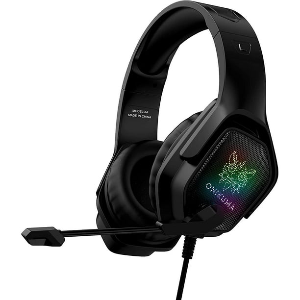Auriculares Ps4 Ps5 Xbox One Pc Cascos Gaming Micrófono Rgb