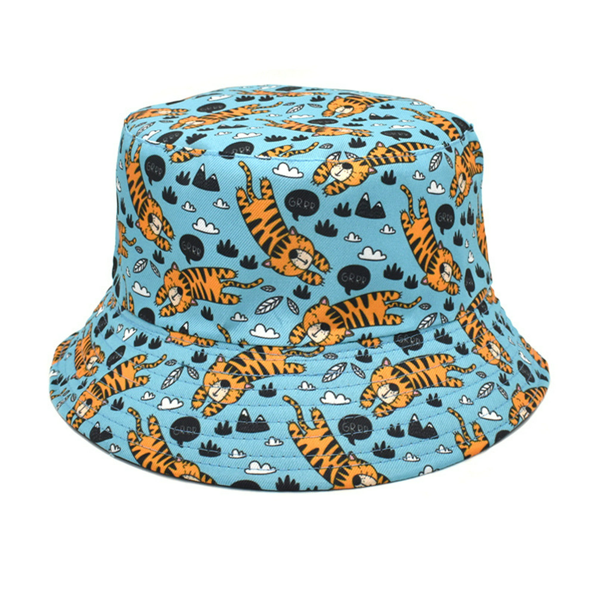Sombrero de cubo de pescado del mundo submarino, gorra de