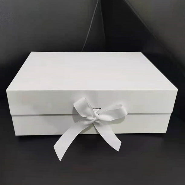 Caja decorativa de moda reutilizable con tapa, caja de