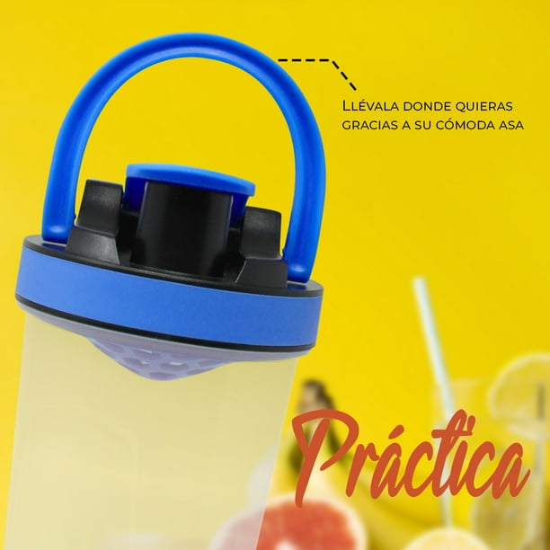 Vaso Shaker Para Proteína Cilindro Agitador Con Asa Gym OEM Asa