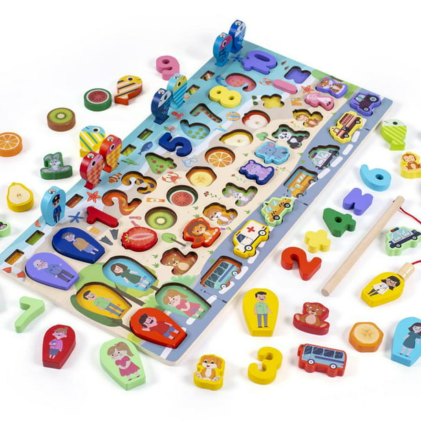 PEKE KIDS Tablero Montessori para Apilar y Clasificar - Juguetes