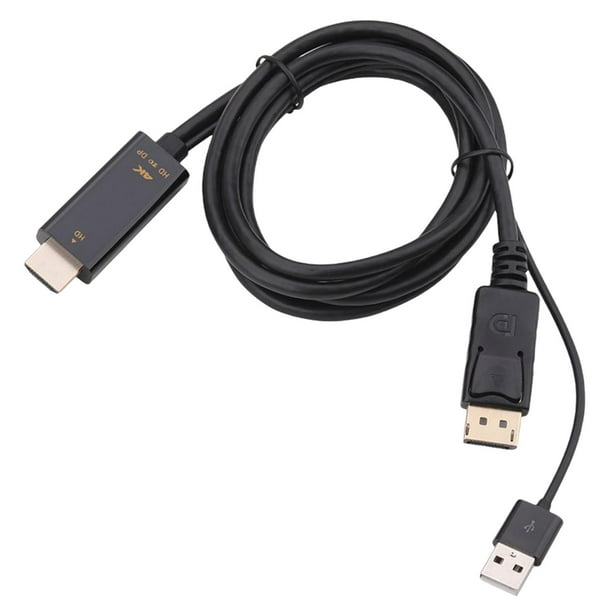 Adaptador de DP Displayport Macho a HDMI Hembra Cable Convertidor para PC  Laptop