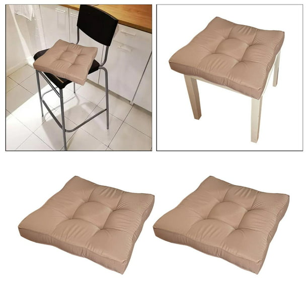  Cojines para sillas de comedor de oficina, cojines de asiento  gruesos, cojín de asiento de silla de 16 pulgadas/18 pulgadas para muebles  de interior y exterior, cocina, silla de escritorio, sillas