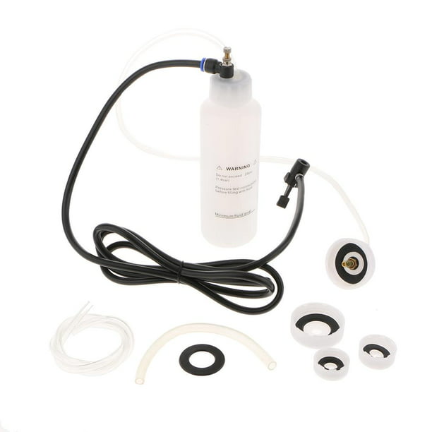ABN Kit de purga de frenos, 1 litro - Purgador de frenos al vacío, kit de  purga de líquido de frenos Kit de purga de frenos Bomba de freno para una