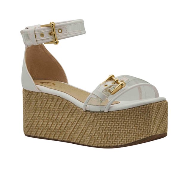 Alpargata De Plataforma Con Yute Para Mujer Color Beige Platonia  CARLOTA-02-BEIGE