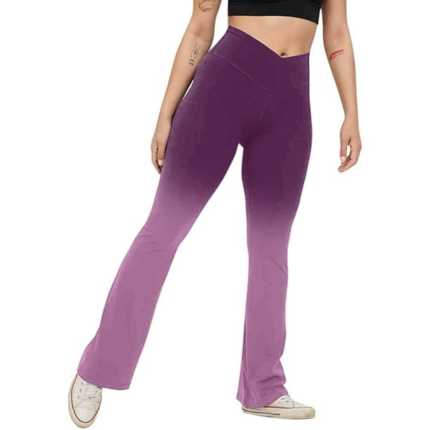 Leggins Mujer Pantalones de Yoga degradados Leggings Deportivos