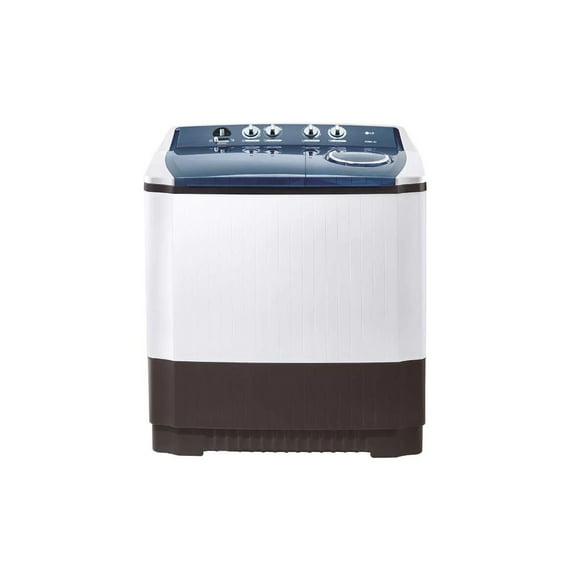 lavadora semiautomática carga superior doble tina con sistema sin aspas roller jet 18kg lg wp18war