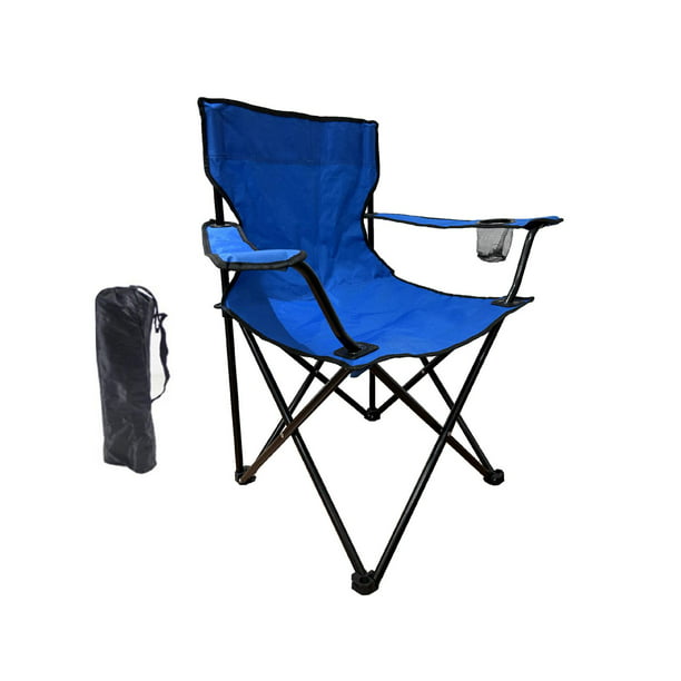  Danzyt Silla plegable portátil, silla de camping, silla de  campamento portátil, brazo plegable, asiento de playa con portavasos, silla  de picnic, silla de pesca de ocio, silla plegable para acampar (color 