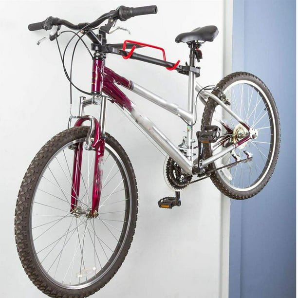 Portabicicletas horizontal Colgador de bicicleta Soporte de pared para  bicicleta Soporte de montaje de pedal Soportes de soporte colgantes Ganchos  de