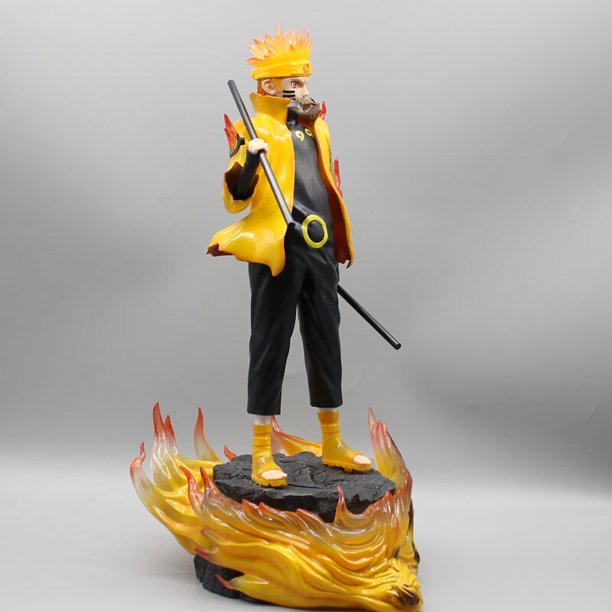 Figura Naruto Shippuden Sasuke Uchiha Escala 1:10 PVC ㅤ, FIGURAS