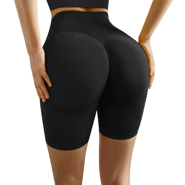 Cintura alta Fitness Yoga Ropa Pantalones cortos Mujeres sexy Running Push  Up Sportswear Likrtyny Para estrenar