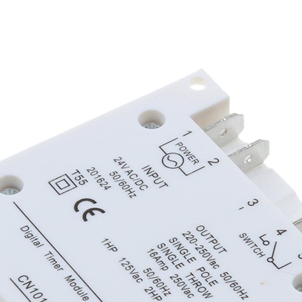 White LCD Control Digital Encendido Temporizador Programable DC 12V 16A  Interruptor Horario, Interruptor Temporizador Digital Programas Di CUTICAT  Temporizador digital programable