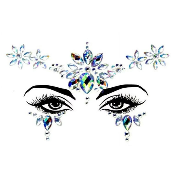 Cuerpo de sirena Crystal Eye pegatinas cara Carnaval Estrás cuerpo joya  adhesivo para la parte - China Tatuaje cara adhesivo y gemas precio
