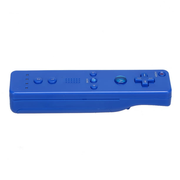 Mando a distancia Wii, control remoto de repuesto para juegos Wii con funda  de silicona y correa para la muñeca para Wii y Wii U (azul oscuro)