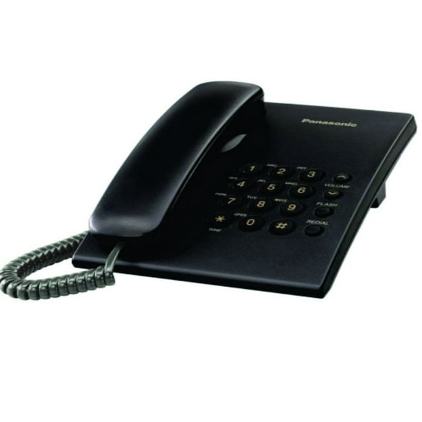 Teléfono analógico PANASONIC Alambrico KX-TS500MEB Panasonic KX-TS500