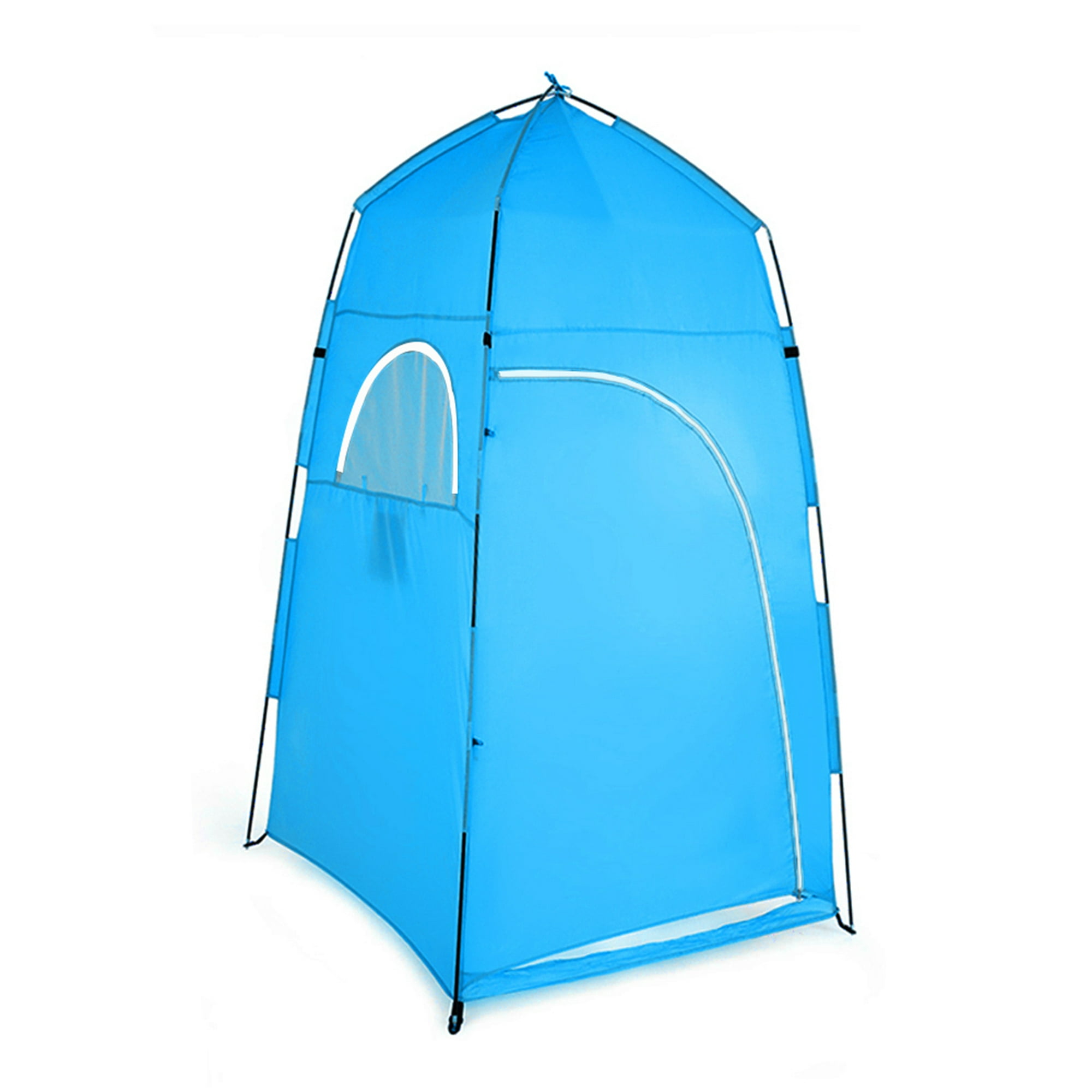 Alyeeplor - Tienda de ducha portátil con suelo para camping, tienda de  privacidad para espacio al aire libre, inodoro de campamento, cambio, fácil  de