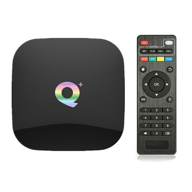 Q+ Reproductor HD 6K - Caja Smart TV Box Android 10 con Wifi y Control  Remoto Eccomum