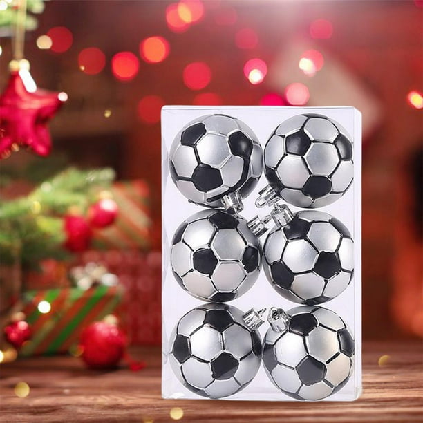 6 uds de bolas de Navidad colgantes de decoración de árbol compromiso vacaciones A Zulema Colgantes Bolas | Walmart en línea