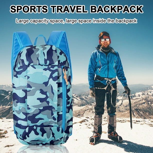 Mochila pequeña impermeable para deportes al aire libre bolsa de viaje  Ehuebsd para senderismo correr ciclismo hombre y mujer 10L