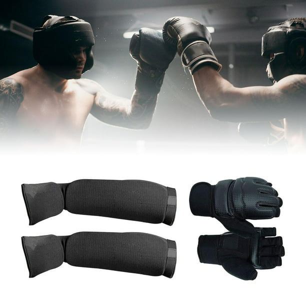 Muay Thai Kickboxing espinilleras artes marciales Mma pierna empeine  almohadillas de protección M Sharpla Espinillera