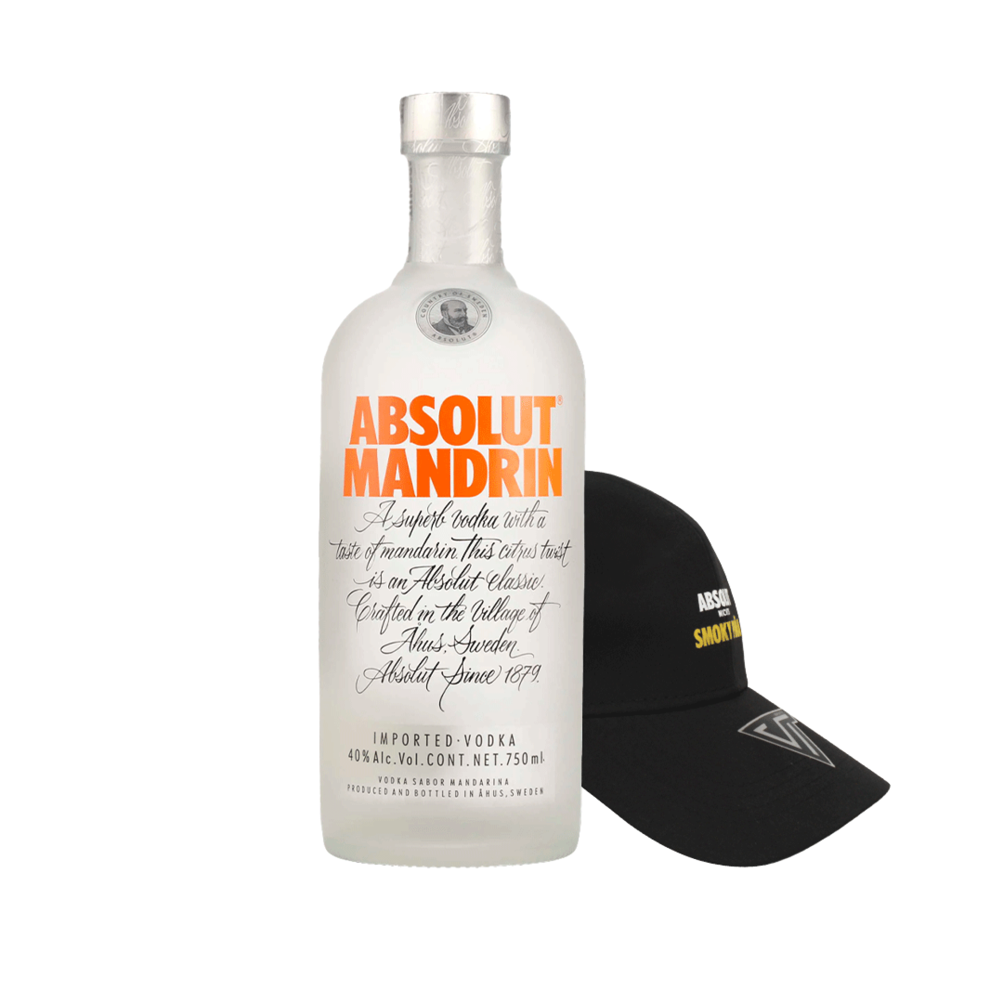 Vodka Absolut Mandarin + Gorra Absolut | Bodega Aurrera en línea