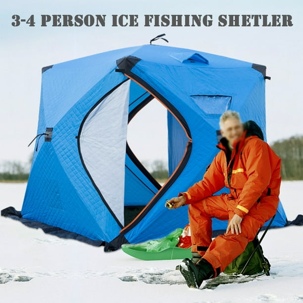 Refugio Refugio portátil en hielo Fácil instalación Carpa de pesca en invierno para Tomshoo Refugio | Walmart en línea