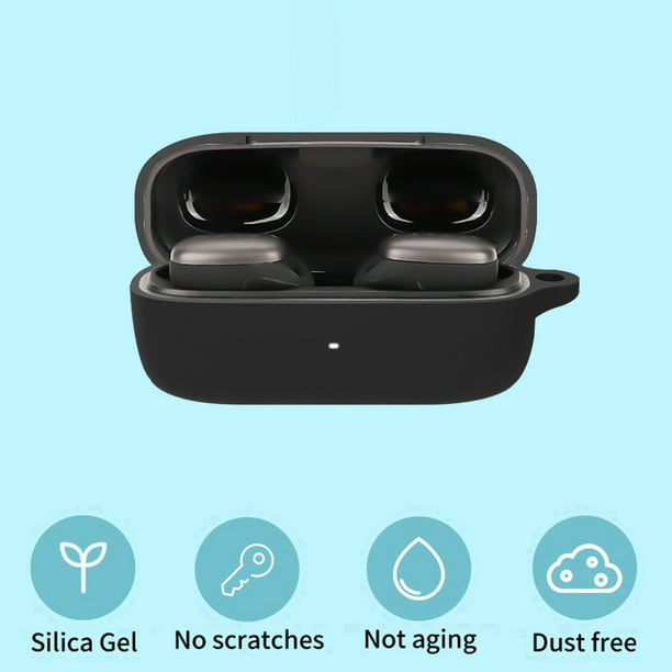 Funda para Auriculares Inalámbricos Pro de Silicona Transaparente Negra  compatible con Airpods Pro
