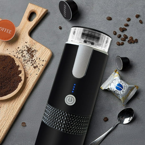 Cafetera eléctrica portátil para Espresso, Compatible con cápsulas