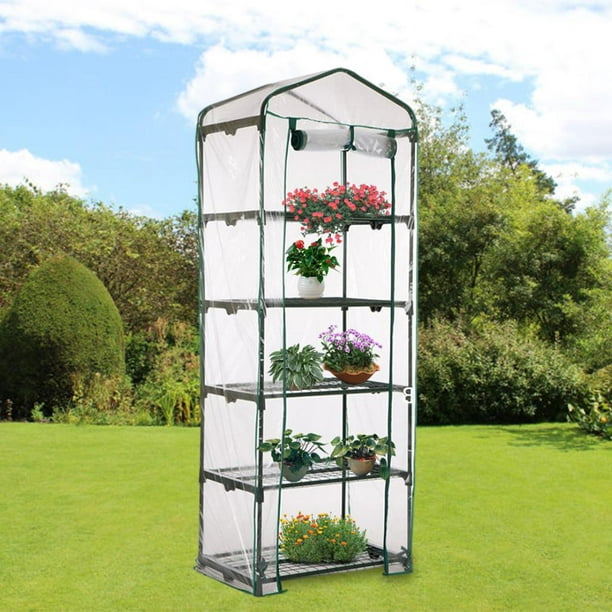Green House, protección plegable de plástico transparente impermeable crece pequeño  invernadero para Soledad Invernadero