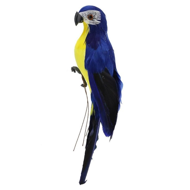 Cojín decorativo Plumas azules del loro 