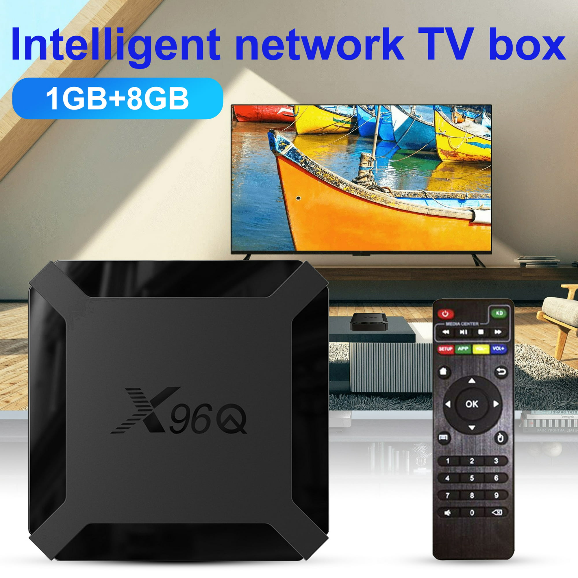 Decodificador de TV por Internet X96Q PRO Android 10,0, Smart TV Box UHD 4K  de Irfora