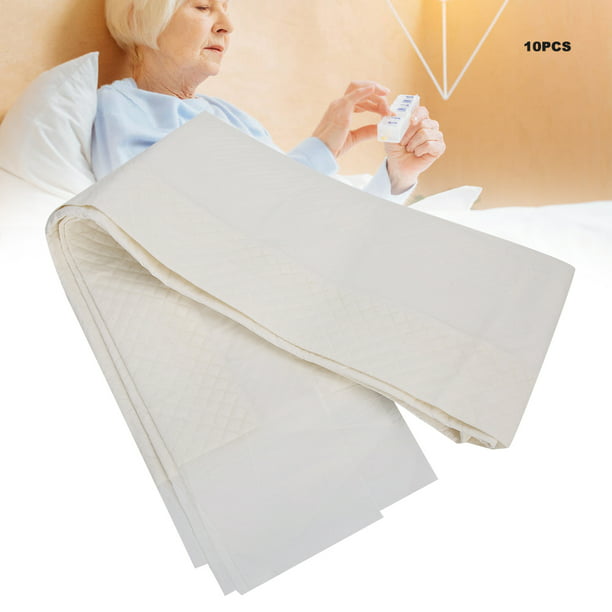 Cambiador desechable para bebé, paquete de 100 almohadillas suaves de tela  no tejida transpirable impermeable, protector de colchón portátil a prueba