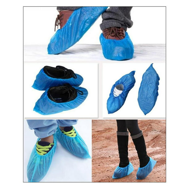 100x Cubrezapatos Desechables Cubrebotas para Lluvia de Arranque para  Mujeres Hombres , 1g Gloria Cubierta para zapatos de lluvia