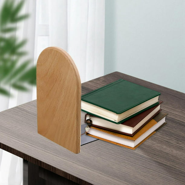  Soporte para libros de madera de escritorio, estantería,  estantería, suministros de oficina, organizador de escritorio de madera,  estante de almacenamiento para estantería del hogar (color: B) : Hogar y  Cocina