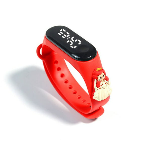 Reloj digital deportivo para niños, pulsera recargable con pantalla LED a  color, fondos de pantalla DIY, relojes inteligentes, llamada entrante y  mensaje SMS - AliExpress
