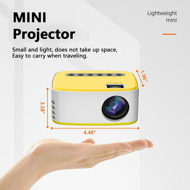Mini Proyector iPhone, Proyector De Video Compatible Fu