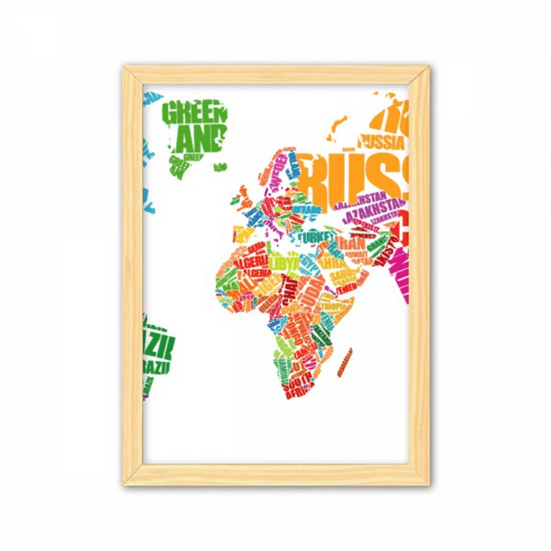 MAPA MUNDO POSTER 40X50CM