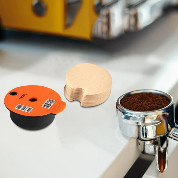 Cápsulas Nespresso reutilizables de acero inoxidable, soporte permanente  para cápsulas de café compatible con máquinas Nespresso (tamper de cápsulas