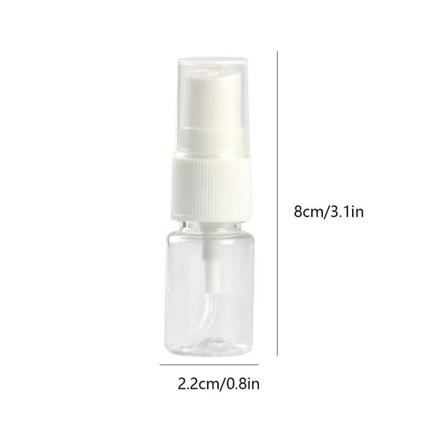 Botella de spray Pulverizador cosmético de plástico transparente Contenedor  de pulverización de almacenamiento portátil, 10 ml / 30 ml / 60 Cuentagotas  de vidrio y botellas transparente 10ml Seitruly CE1153-01B