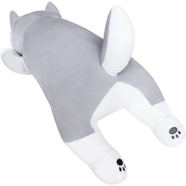  Huskys - Animales de peluche para perros, almohadas de peluche  para niños, juguetes de peluche de 12 pulgadas para cachorros, súper suave,  bonita, almohada para dormir boca abajo, boca abajo, para 