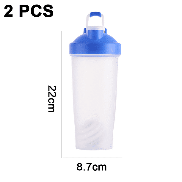 Botella plástica de batido de proteínas para batidos y batidos de