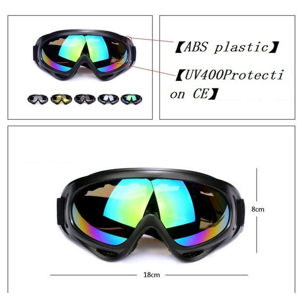 Gafas de esquí antiniebla para hombre y mujer, lentes intercambiables con  protección UV para deportes de nieve y Snowboard, para invierno