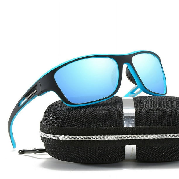 RV Gafas de sol polarizadas para hombre, gafas deportivas, pesca, ciclismo,  UV400, gafas polarizadas para hombres y mujeres TR90 Rojo Verde