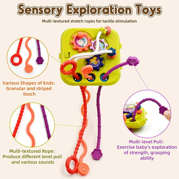 Juguetes Montessori 1 años, 6 en 1 juegos educativos niños 2 años, juegos  montessori Cubo Actividades Bebe y de Aprendizaje para Bebés con Xilófono,  cubo actividades bebe 1 año Niños y Niñas