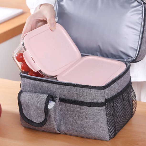 Lonchera Térmica Bolsa Almuerzo Impermeable con Correa Portátil