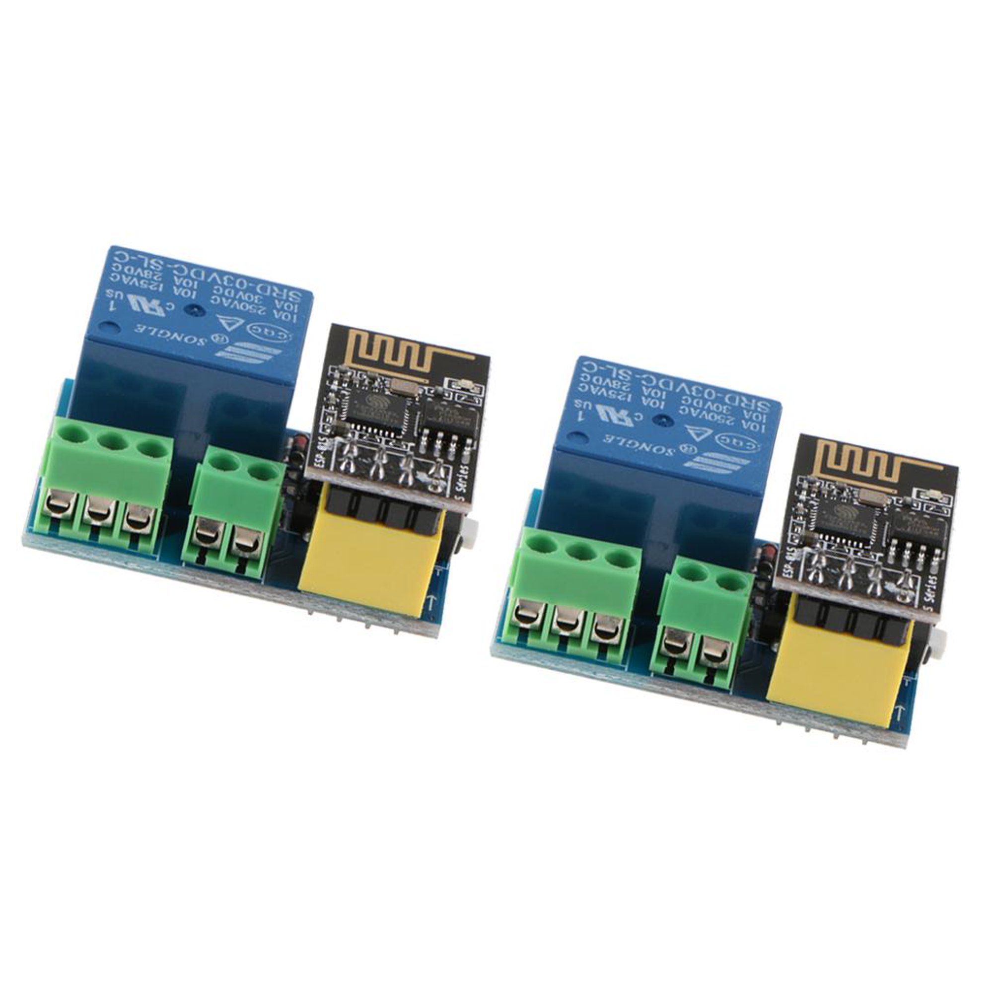 Módulo de relé WIFI de doble canal ESP8266, ESP-01 DC5V con