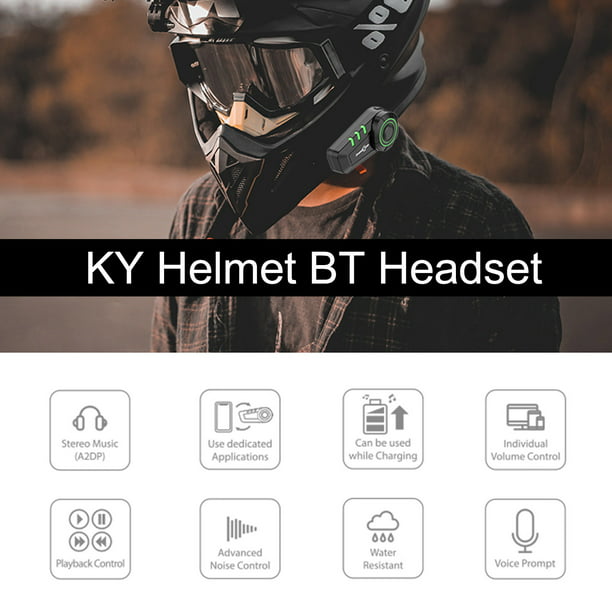 Manos libres bluetooth freedconn KY-01 para casco moto y radio fm