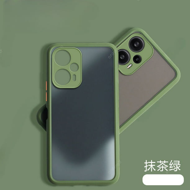 Funda compatible con Xiaomi Redmi Note 12 Pro 0.18 oz con purpurina verde  transparente, teléfono Redmi Note 12 Pro, funda de silicona transparente de