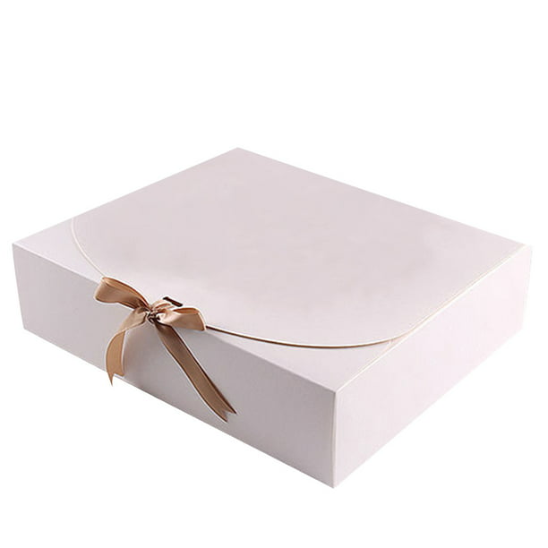 Caja para ropa, regalo - Comprar cajas regalo de cartón blanco 20 x 20 x 10  cm